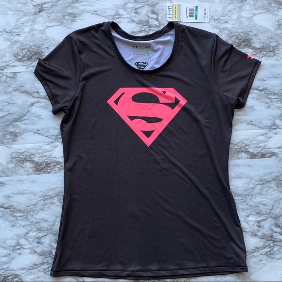 Under Armour womans Super Man graphic athletic tee - Picture 2 of 6